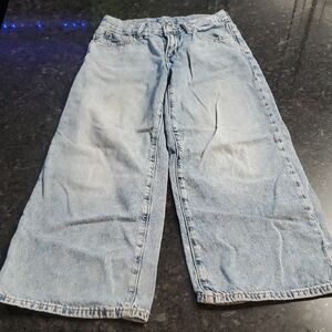 Old Navy Super Wide Relaxed Light Blue Denim Jeans